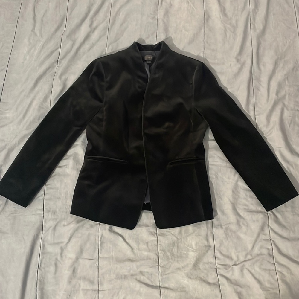 J. Crew velvet blazer